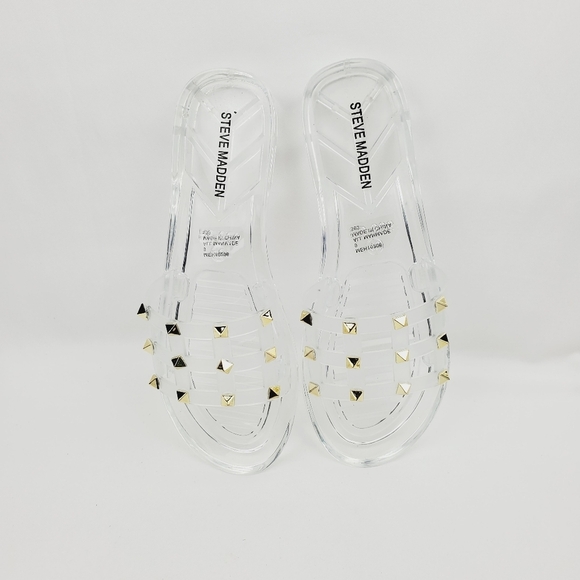 Steve madden clear studded slide Sandals - Picture 6 of 8